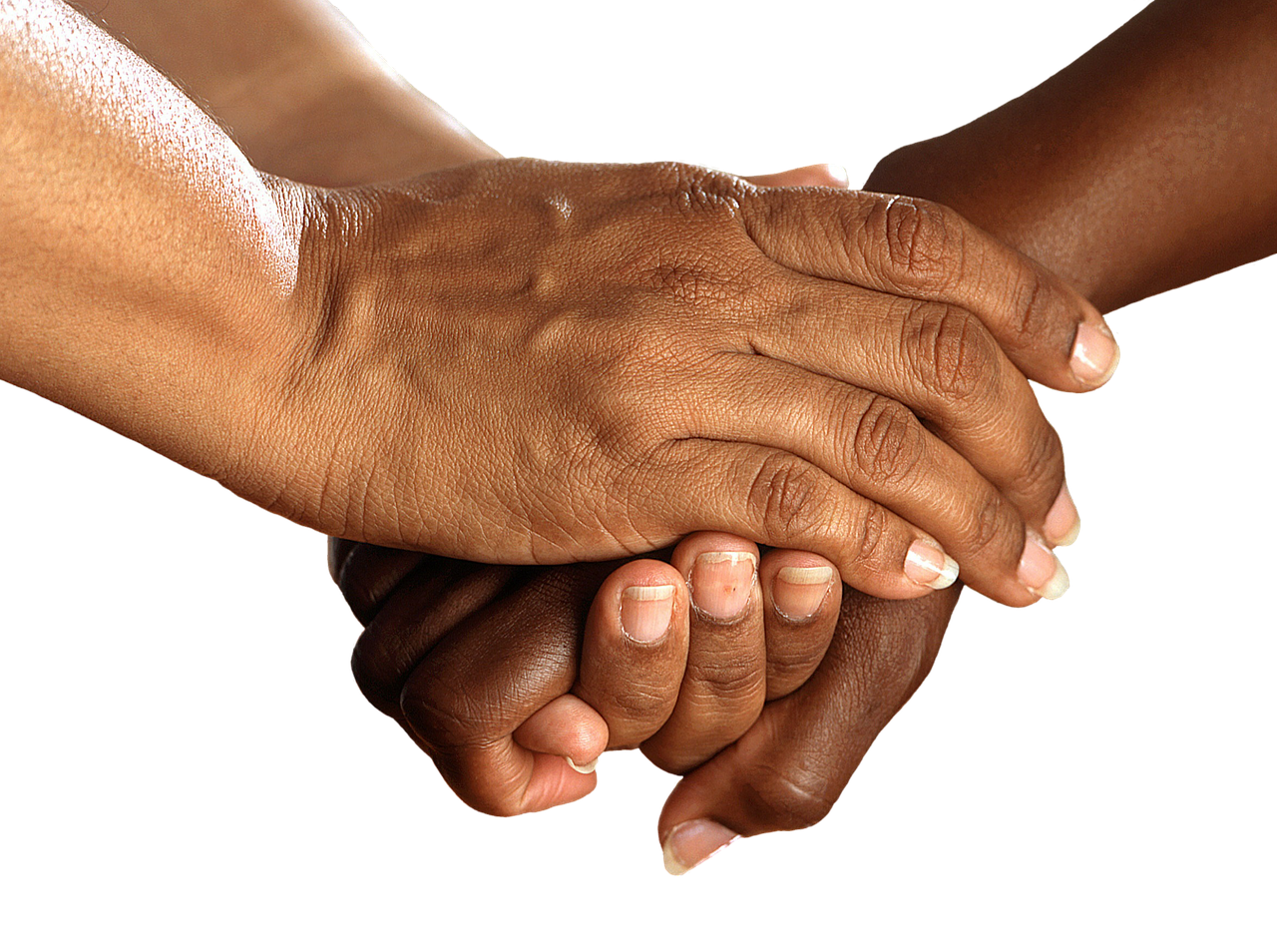 Person receiving help